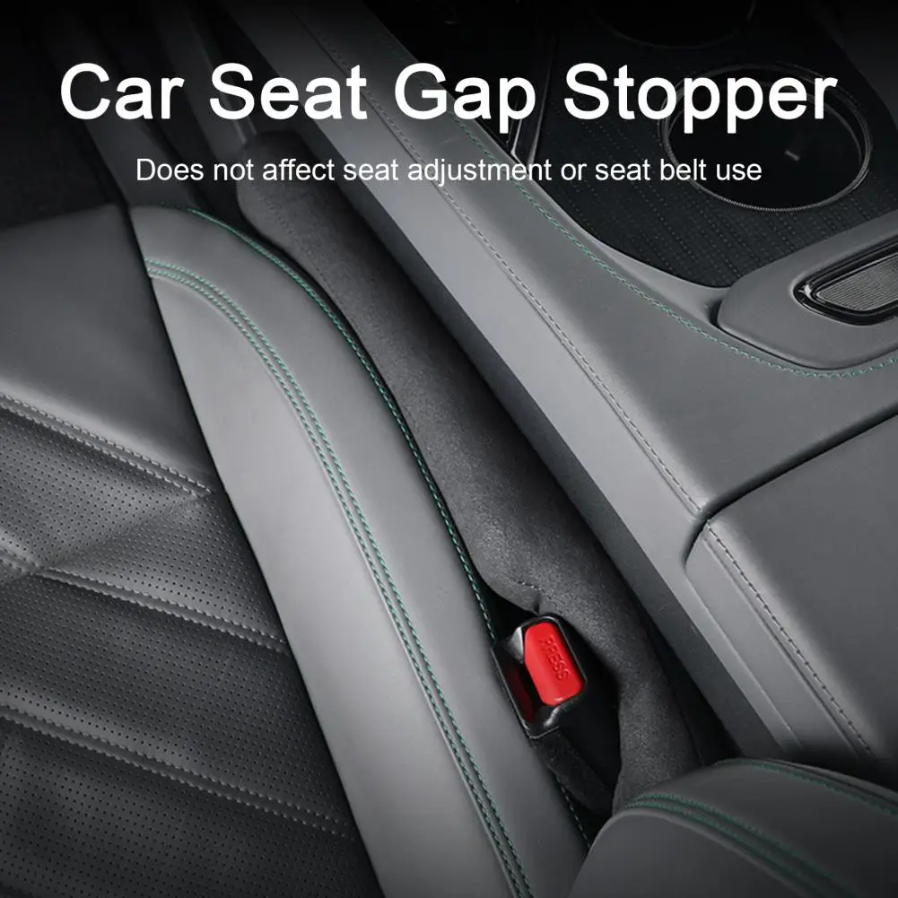 2x Car Seat Gap Fillers Car Crevice Plug Drop Blocker for SUV Car Truck
