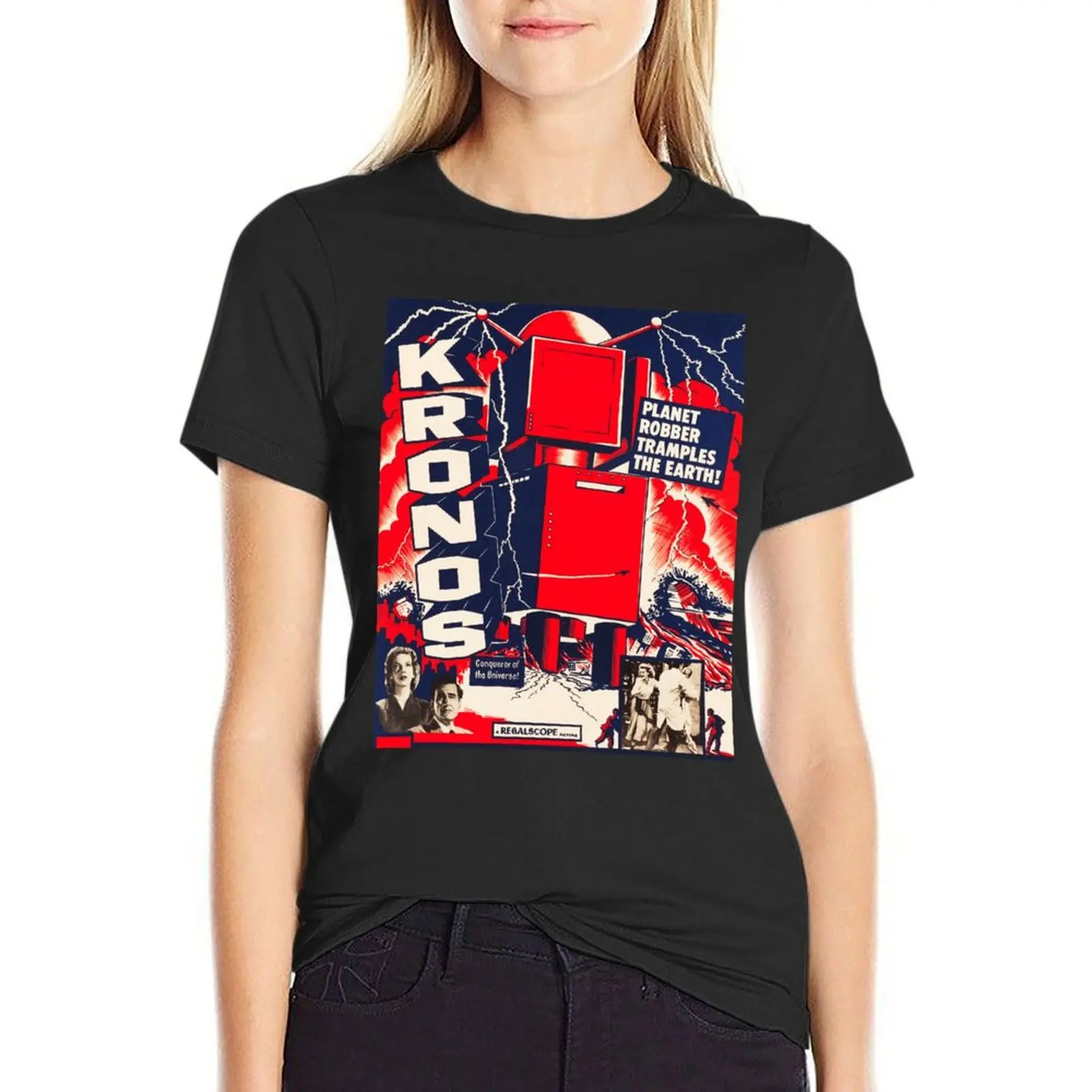 

Kronos T-Shirt summer tops summer clothes t-shirts for Women loose fit