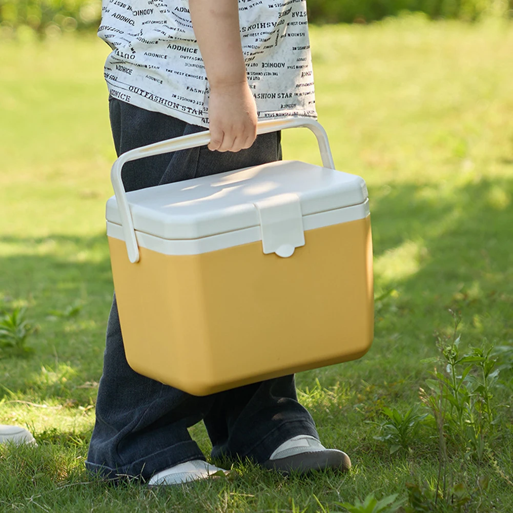6L/13L Camping Cooler Box Portable Thermal Incubator Refrigerator Picnic Lunch Box Ice Bucket Outdoor BBQ Fishing Car Ice Chest