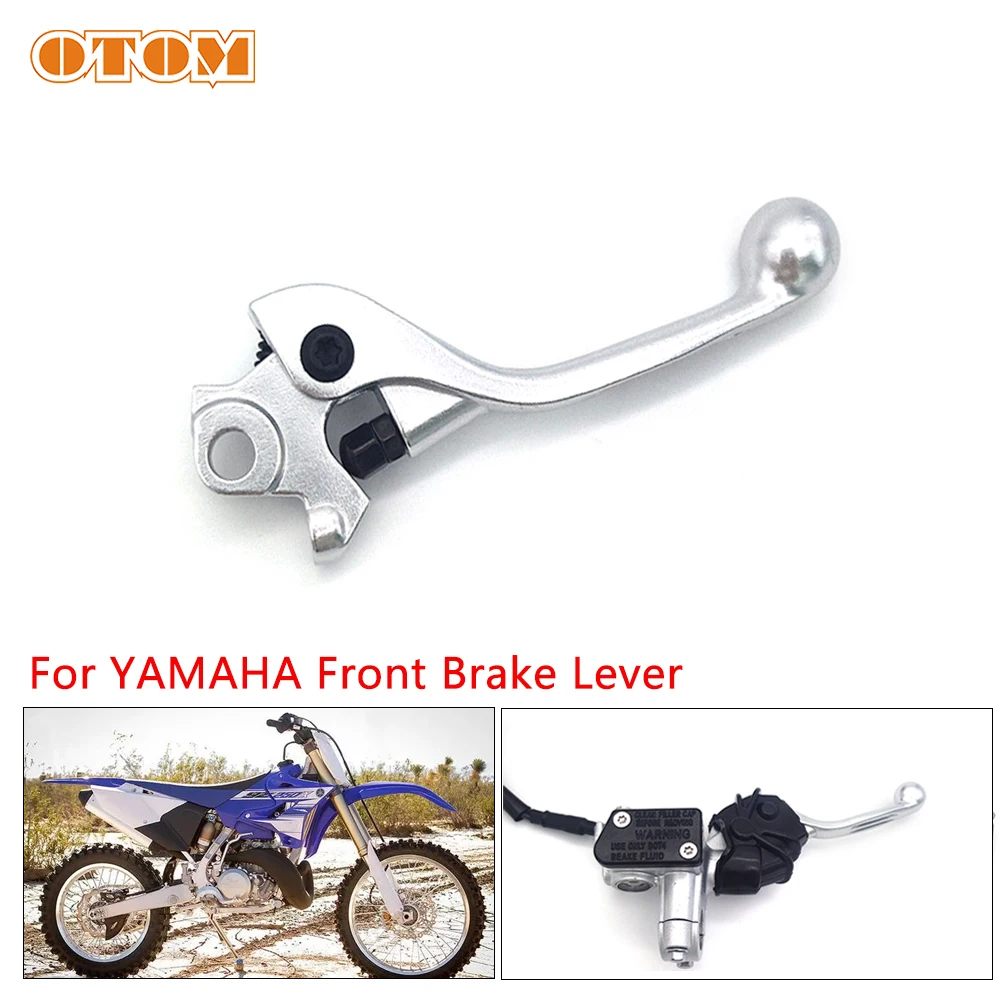 OTOM 오토바이 프론트 브레이크 레버, YAMAHA YZ-F WRF 125 250 450 단조 마스터 실린더 브레이크 펌프 수리 부품 제어 핸들