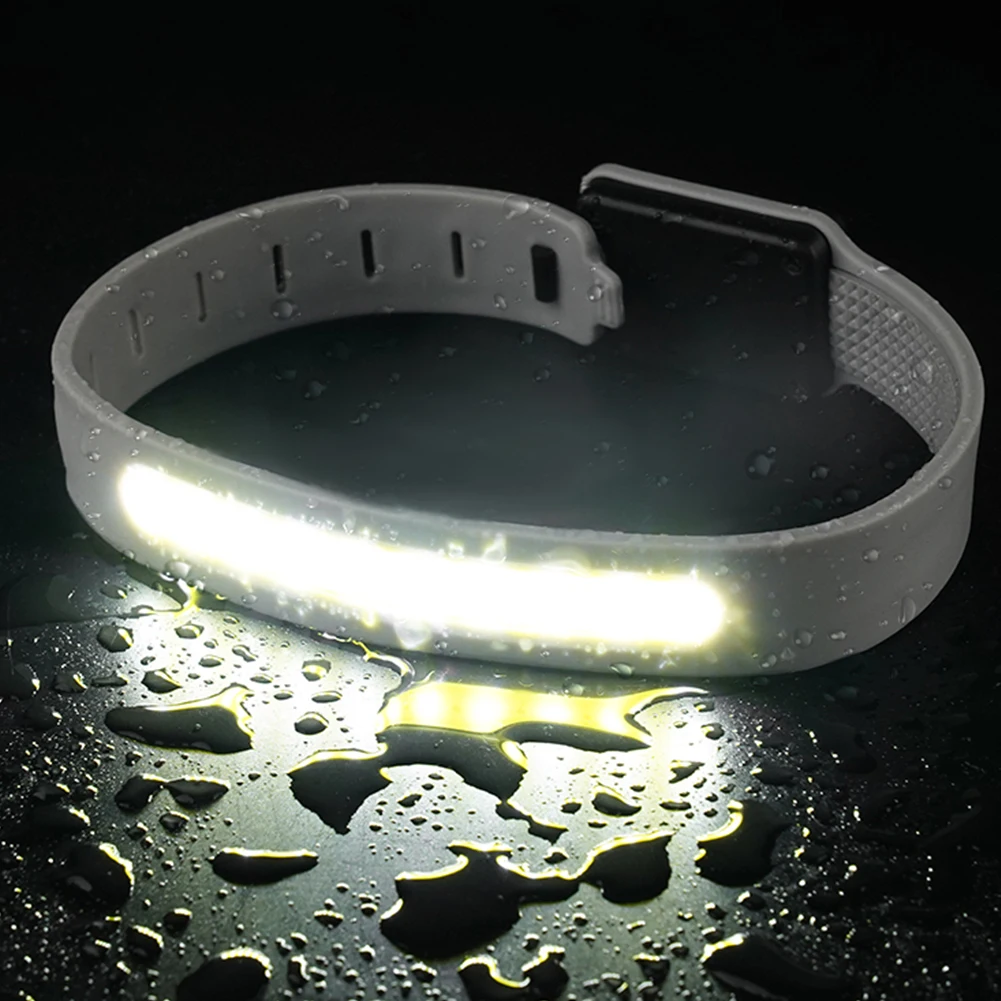 

500LM Night Running Hiking Camping Light Type-C USB Rechargeable COB LED Armband Light 350mAh IPX4 Waterproof Portable Lamp