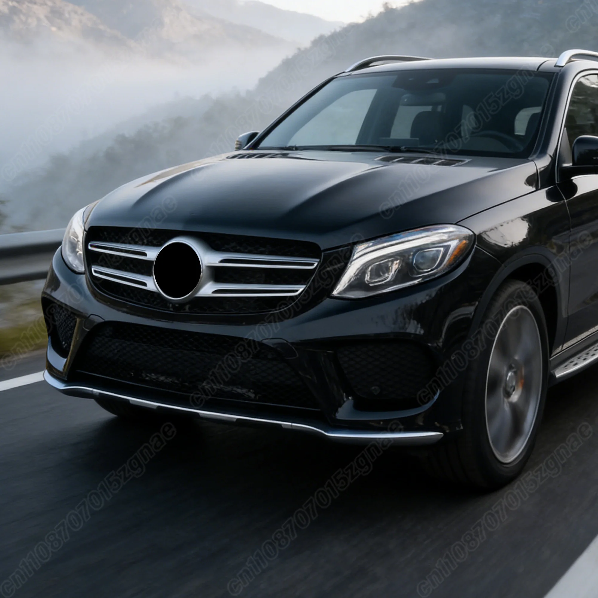 메르세데스 벤츠 W292 GLS GLE 2016 2017 2018 2019 크롬 프론트 범퍼 트림 커버 몰딩 페시아 보호 자동차 액세서리 키트