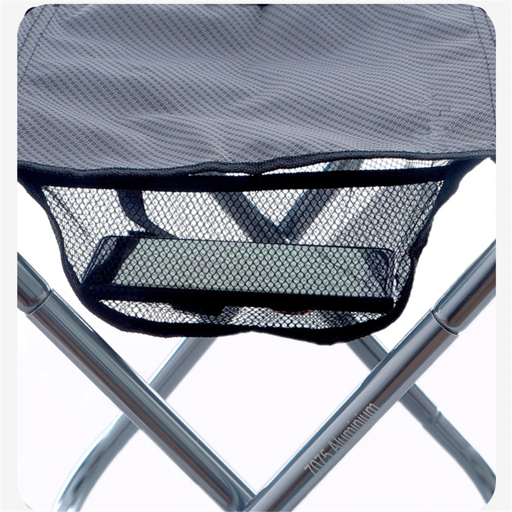 Tabouret pliant ultra léger pêche camping - Banc portable adulte randonnée pique-nique transport pliable