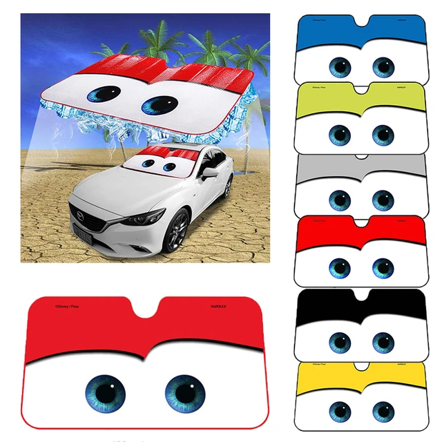 NAPOLEX Disney Cars Auto Sonnenschutz Sonnenblende Grau 