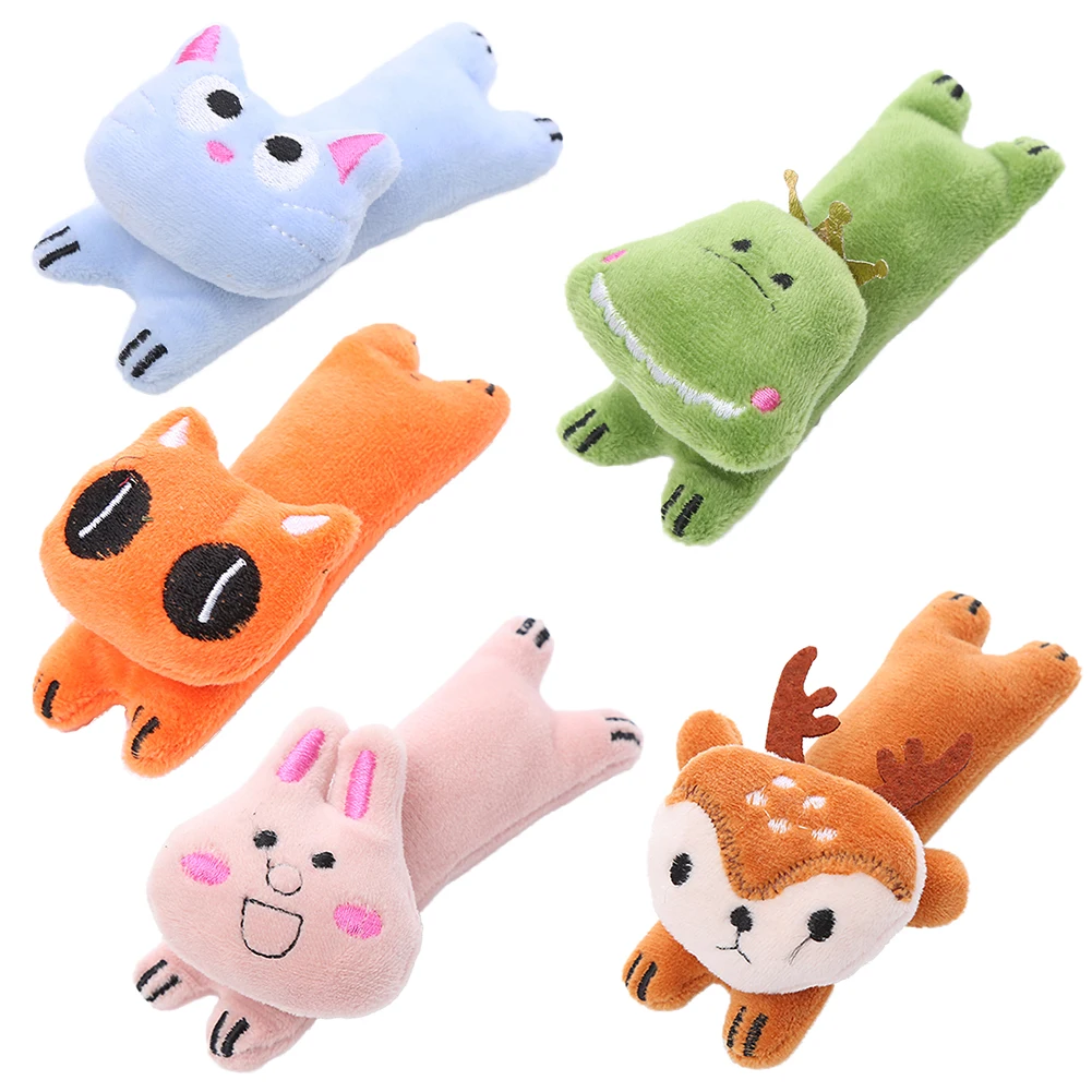 Cute Pet Dog Toys Chew Squeaker Animals Pet Toys Plush Puppy Honking Squirrel For Dogs Cat Chew Squeak Toy Dog Goods 4