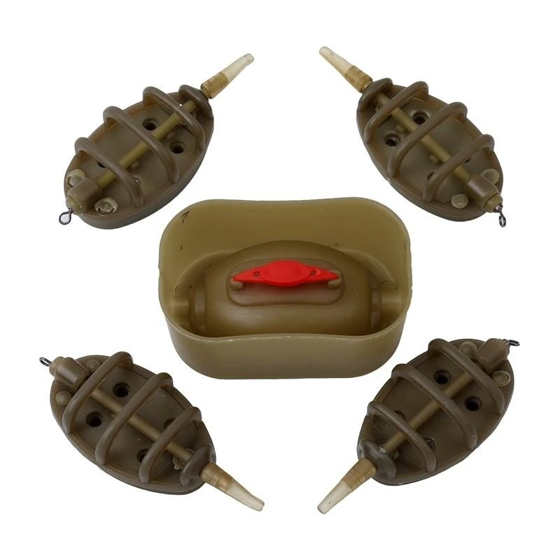 

Fishing Feeding Device European-style Series Cover Plastic Environmental Protection Baiter Netting Fishing Accessories