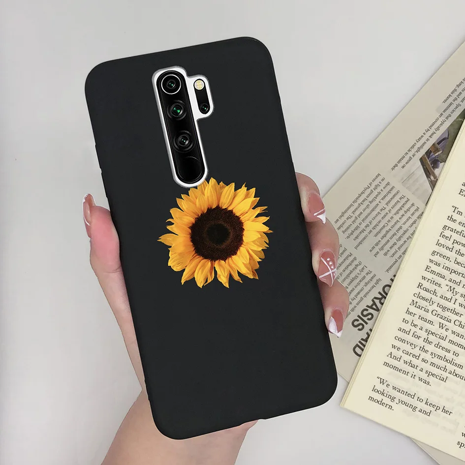 Sunflower Butterfly TPU Cover - Cute Girl Design for Smartphone Protection