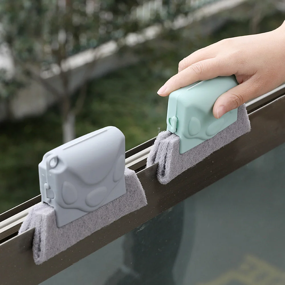 Window Cleaning Brush Window Cleaner Creative Groove Window Cleaning Brush Washable Venetian Blade Dust Cleaner