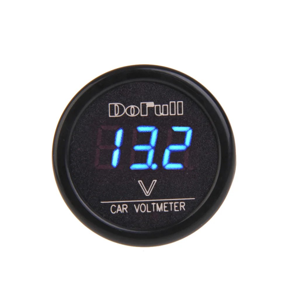 Universal 12V 24V Car Voltage Meter Cigarette Lighter Charger Digital Voltage Meter Voltage Gauge for SUV Sedan Truck