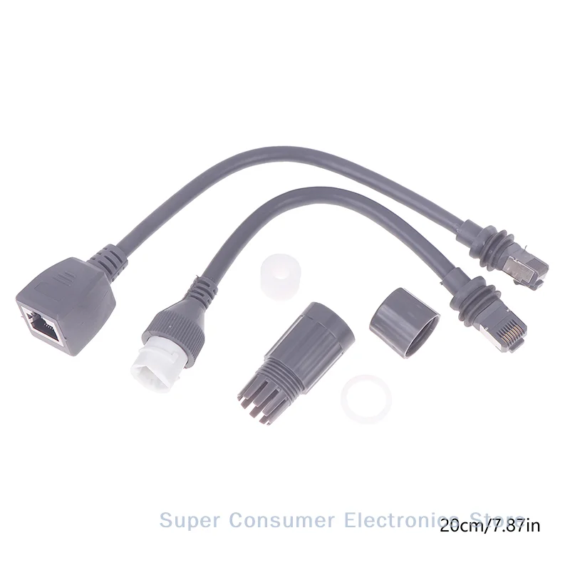 RJ45 Dish Router Converter Cable for Starlink Satellite Rectangular Extender Adapter Gen 3