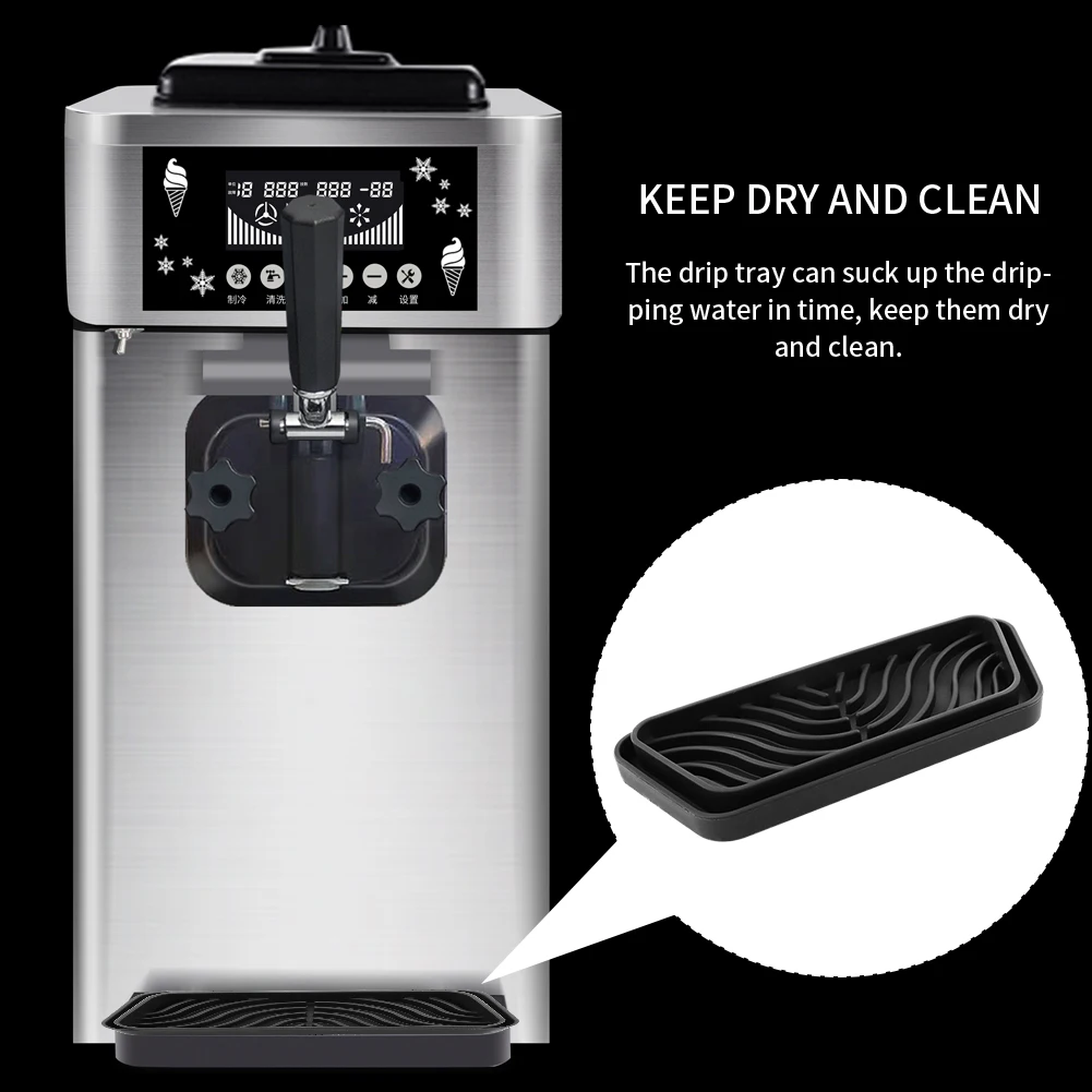 2pcs Spill Proof Water Dispenser Tray Home Silicone Drain Pad Refrigerator Drip Filter Catcher Anti Splash Drip Silicone Tray