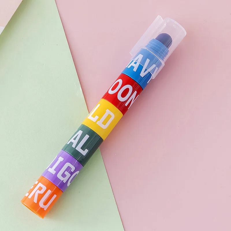 Highlighter Marker Marker Pen 6/12 Colors Splice Mini Bible Highlighters Vintage Candy Colors Pastel Gel Highlighters Gel Dry Highlighter Markers