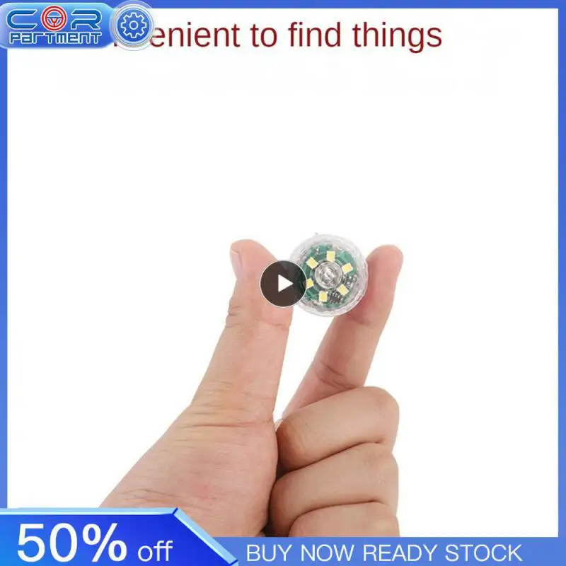 New Universal Car Mini Led Touch Switch Light Led Touch Sensor Book Lights Lampade Di Emergenza Rotonde Lampada Ambientale Per Interni Auto
