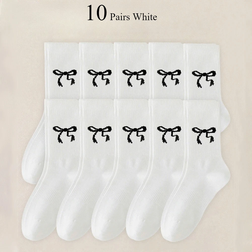 10 Pairs White