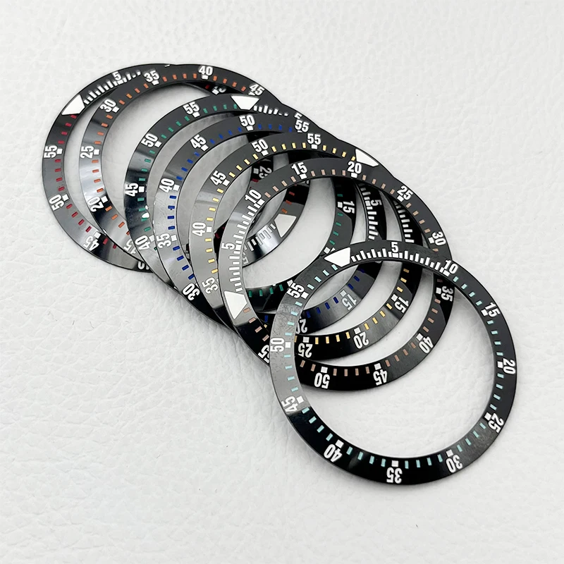 Seiko Mod 38Mm * 30.5Mm Sloped Fine Scale Con Skx007 Inserto Lunetta In Ceramica Fit Skx007 Srpd Daytona Sub Gmt Accessori Per Orologi Parti