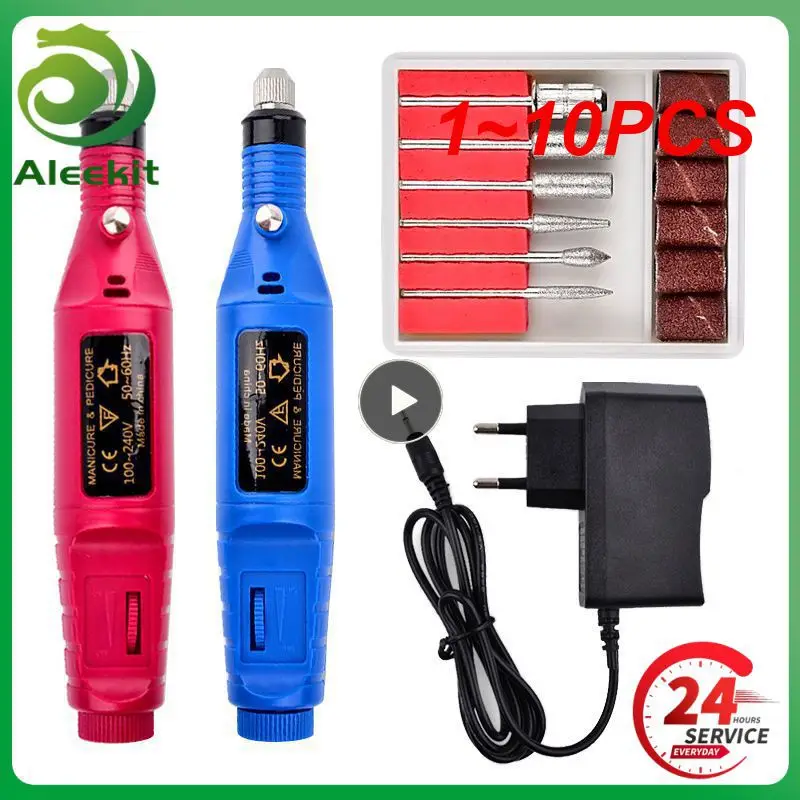 

1~10PCS Mini Electric Grinder Drill Grinding Machine Variable Speed Rotary Engraving Pen Carve Tool Set for Milling Polishing