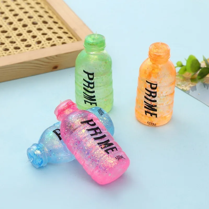 Tabas Squishy Beverage Bottle Squeeze Toy Soft Aurora Maltose Fidget Squishes Fun Stress Relief Sticky Toy Relieve Anxiety Gift 6