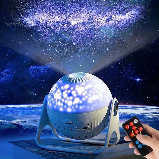 8 in 1 Planetarium Star Projector 360° Adjustable Galaxy Projector Night  Light Planets LED Lamp for Kids Gift Bedroom Home Decor