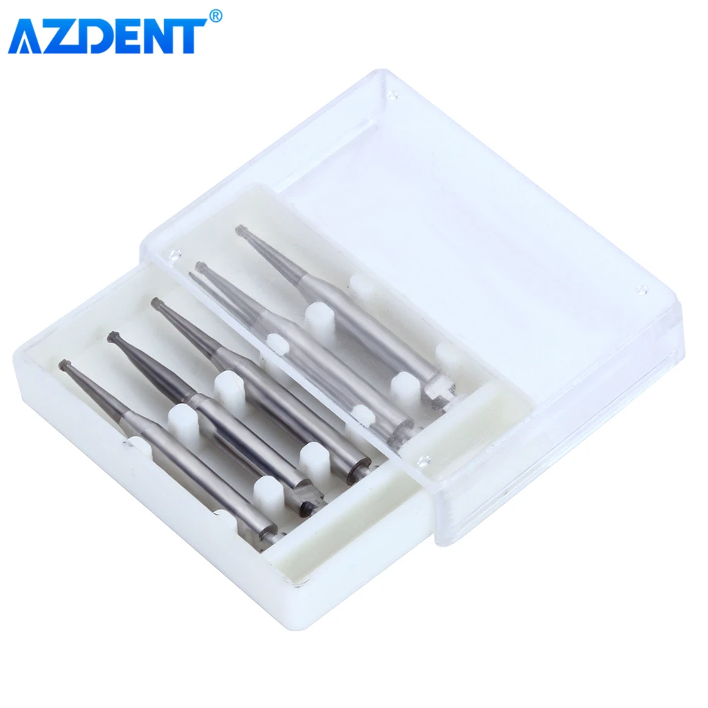10 Frese Dentali In Tungsteno Carburo – Acciaio Per Trapano Odontoiatrico – Lucidatura