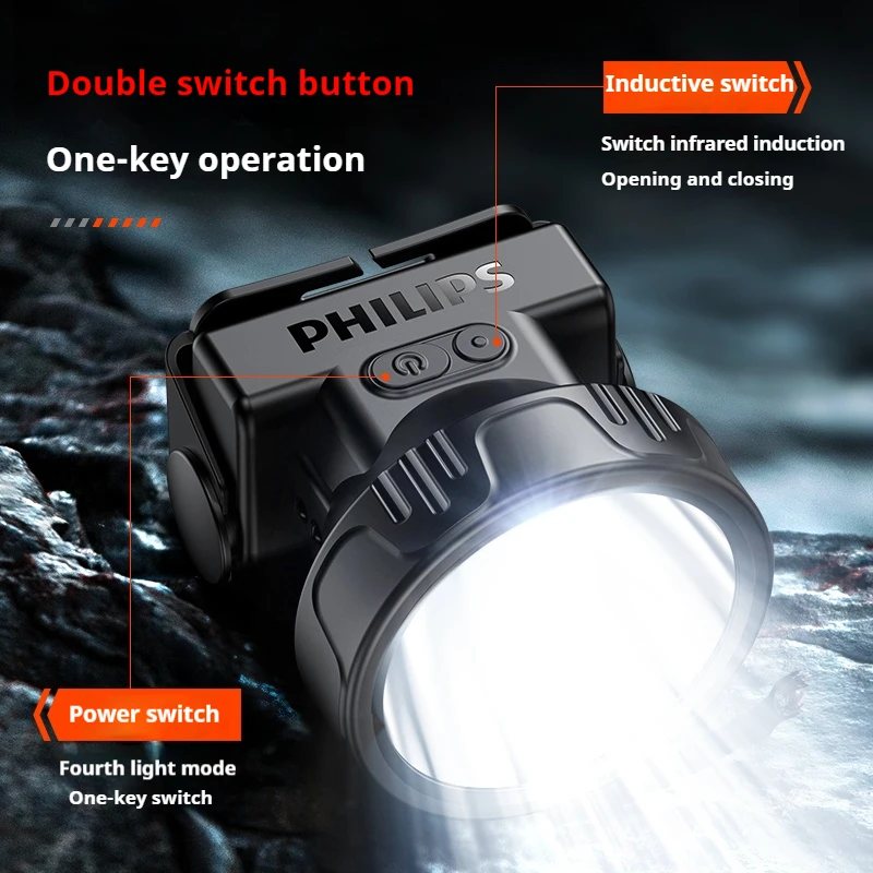 Philips new SFL1342RH flashlight ultra-light burst bright large