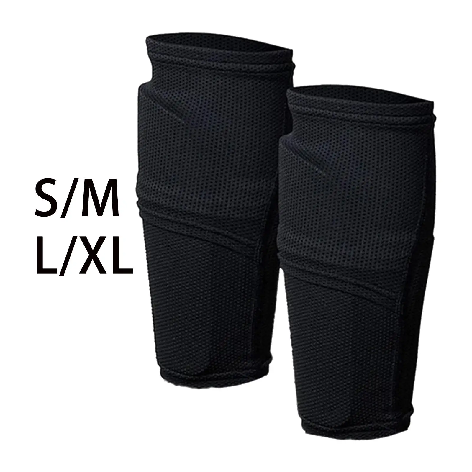 Shin Guard Sleeves Warm AntiSlip Support Protection Soccer Shin Guard Socks for Running Leisure Sports Kicking Ball Kids Women