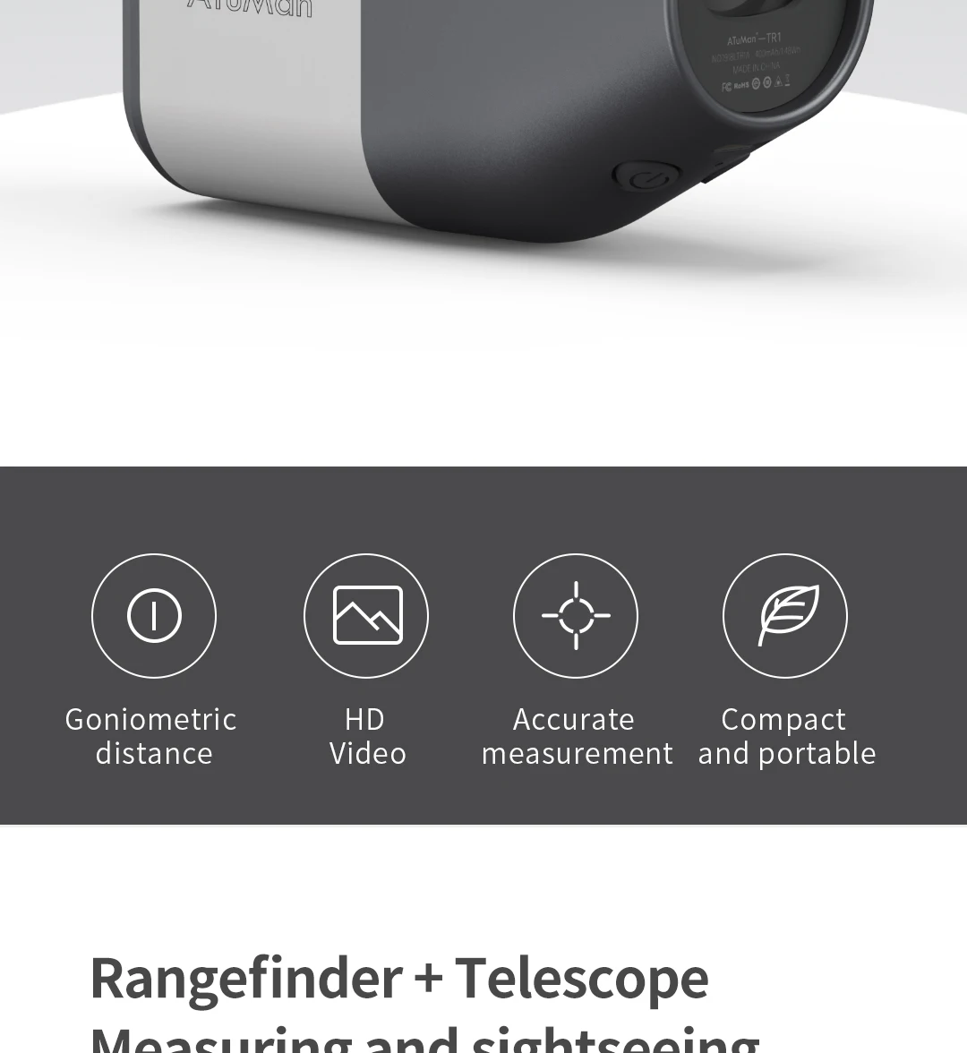 Xiaomi duka laser telêmetro telescópio 6x poderoso