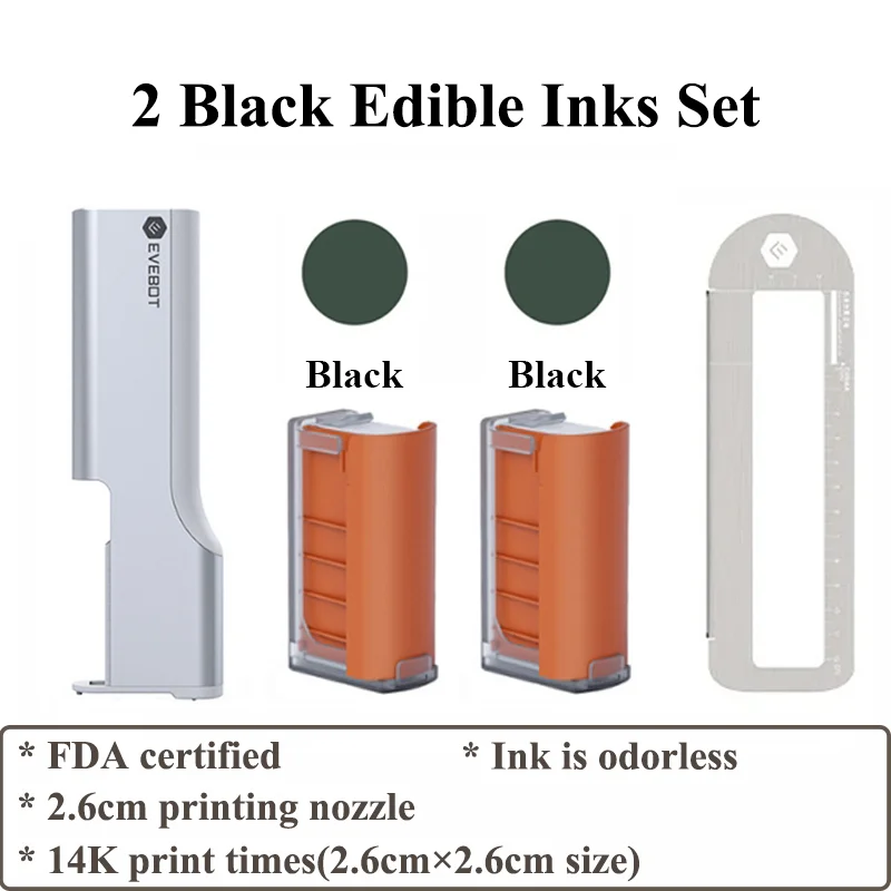 Evebot 食品グレードのポータブル PrintPen ハンドヘルド