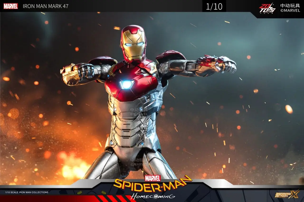 ZD Toys Iron Man Action Figure Joint Movable Bone MK41 MK35 MK3 MK42  Movie Action Figure 7 Inches Mark Collect Gifts