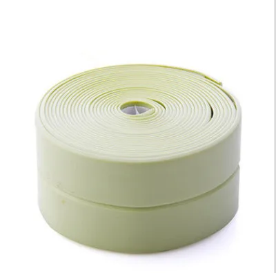 Bathroom Kitchen Accessories Shower Bath Sealing Strip Tape Caulk Strip Self Adhesive Waterproof Wall Sticker Sink Edge Tape