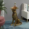 Large Landing Leopard Living Room Decoration Home Decoration High-end Light Luxury Tray Gift Furniture Sculpture 3