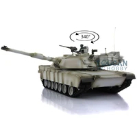 2.4Ghz 7.0 Heng Long 1/16 Snow Plastic Ver M1A2 Abrams RTR RC Tank 3918 Model TH17824-SMT4 1