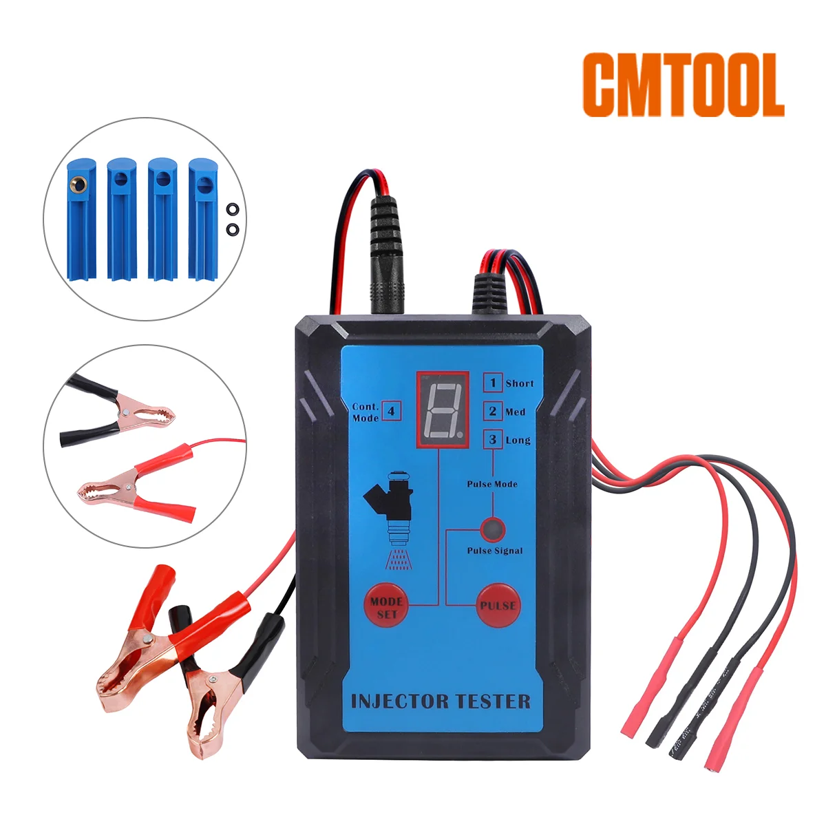 Car Fuel Injector Tester Injector Cleaner Adapter Kit Drive Detecto