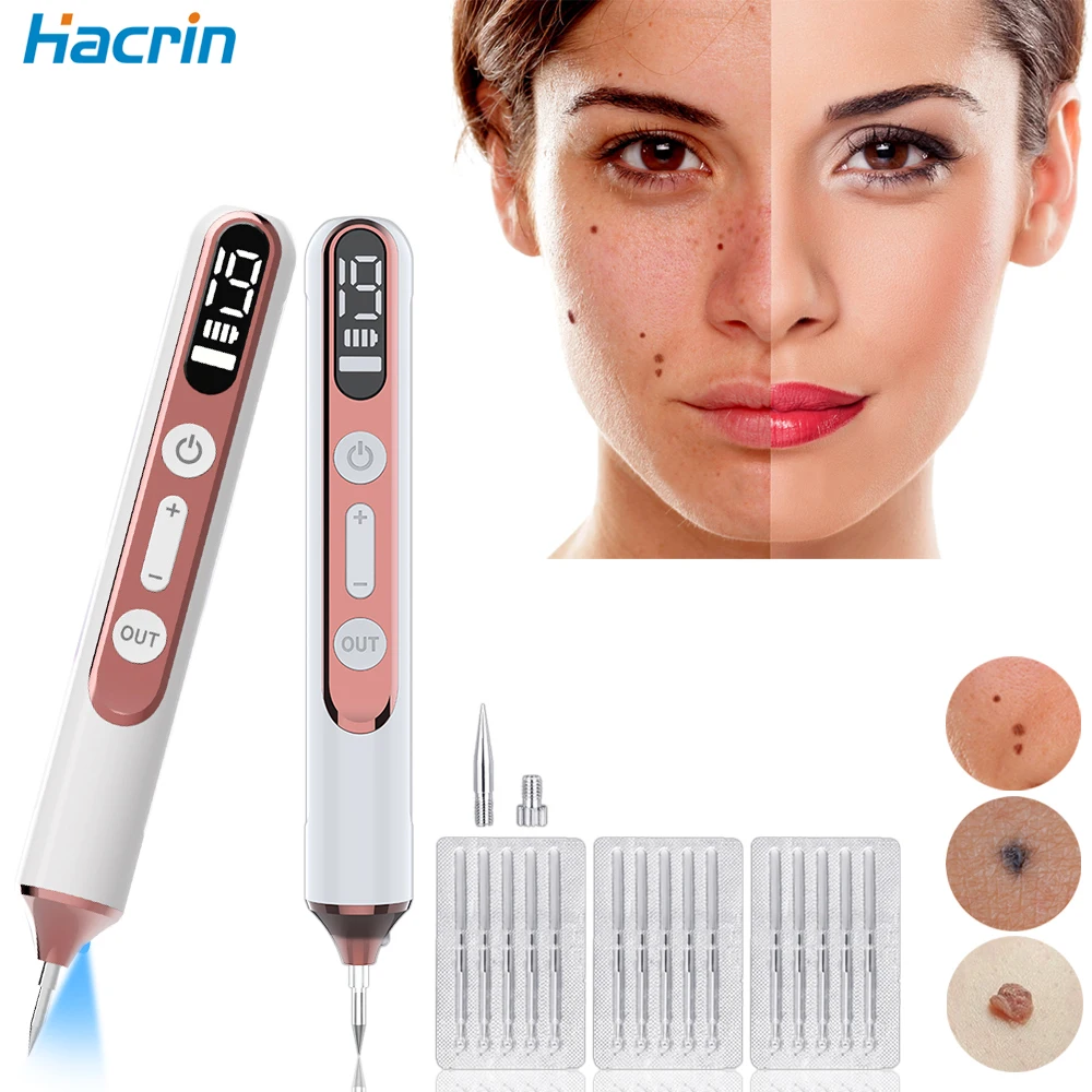 Penna Al Plasma Skin Tag Black Dots Remover Penna Laser Macchie Di Verruca Lentiggine Dark Dpot Nevo Flat Blemish Rimozione Di Brufoli Per Viso Corpo