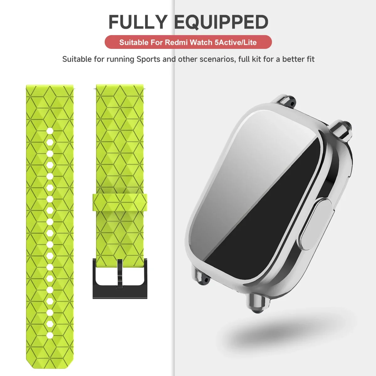 Premium TPU Shell Protector with Breathable Silicone Sport Band