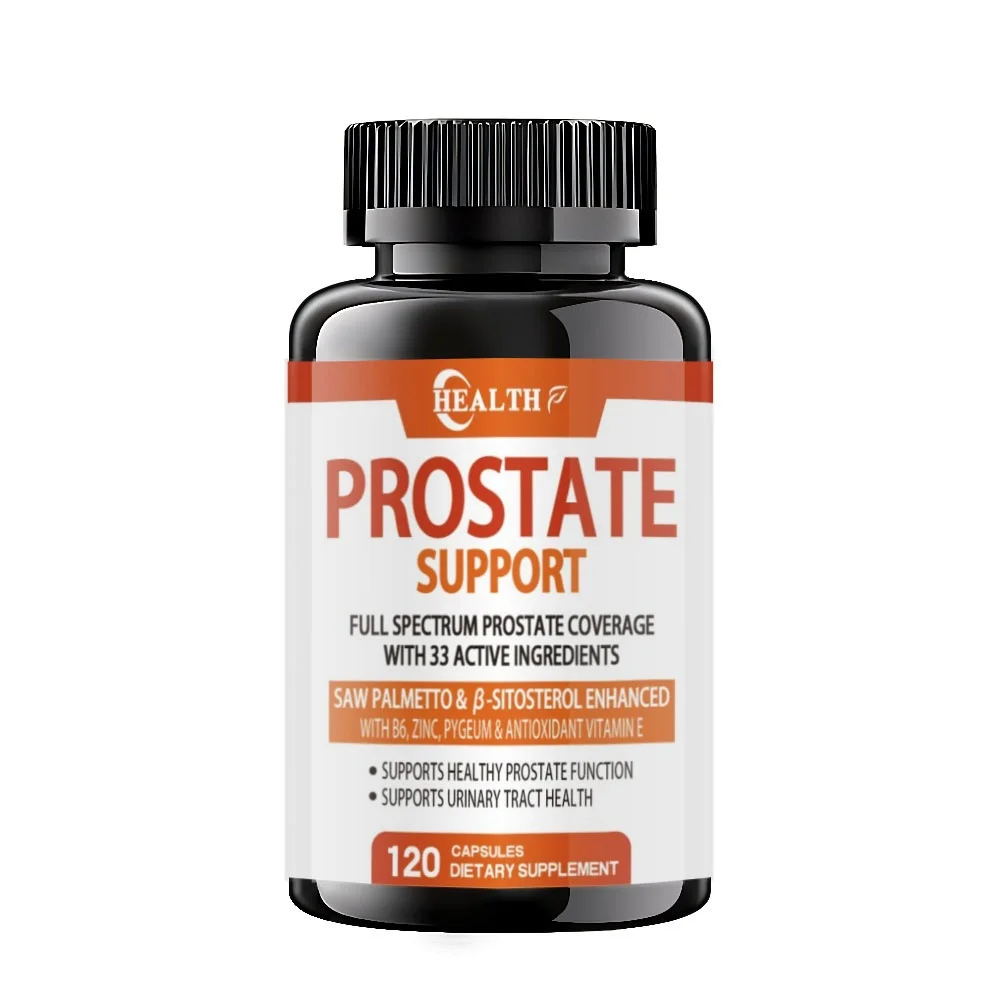 Saw Palmetto Supplement Antioxidant Vitamins for Prostate Support Urinary