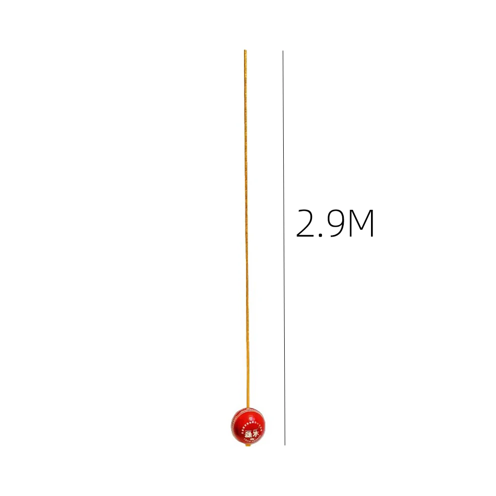 Cricket Hanging Ball for Bat Knocking And Practice With Reaction String Synthetic Cricket Ball Leather Hanging Practice
