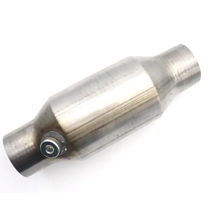 Universal Catalytic Converter 2" 2.25" 2.5" 3" 400Cells High Flow Muffler Round Stainless