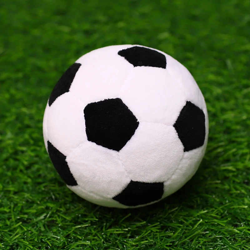 LUOZZY 2-Pack Plush Soccer Ball Keychains - Stuffed Football Backpack Charms For Boys & Girls