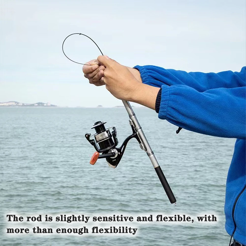 長さ236センチの軽量釣竿リール無し 粘り強い 