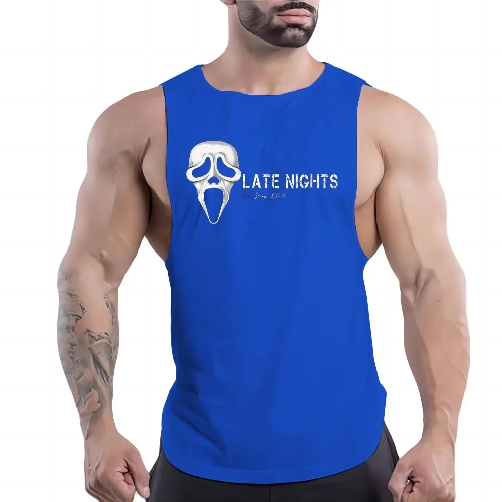 thumbnail image 1 of Camiseta sin mangas transpirable de secado rápido para hombre, ropa de moda para ocio, verano, Y2k, FNAF, gimnasio, exterior, baloncesto, estampado, deporte, camiseta sin mangas, 1 of 5