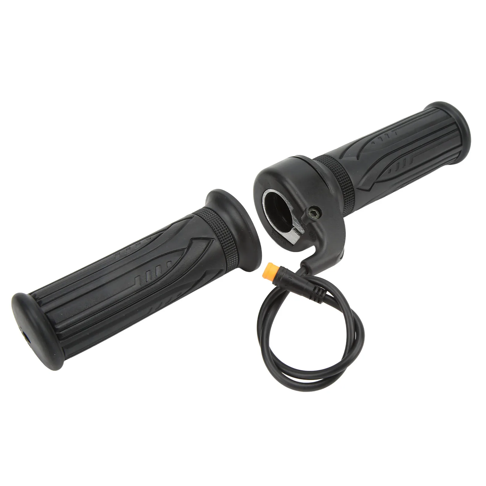 Electric Bike Throttle Grip 3 Pin Anti Slip 1 Pair Waterproof for 22.2mm Handlebar