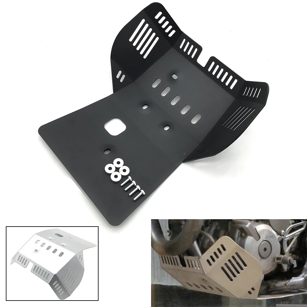 Motorcycle Engine Base Chassis Guard Skid Plate Belly Pan Protector