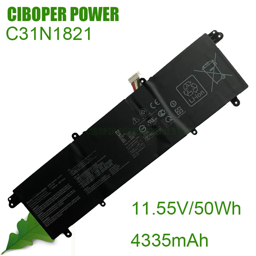 cp 11.55v 50wh 4335mah para zenbook s13