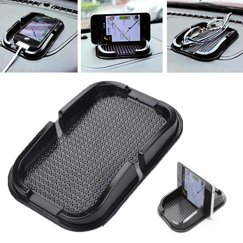 Car Anti-skid Pad Car Mobile Phone Holder Universal Mobile Phone Navigation Seat Dashboard Multi-function Storage Box