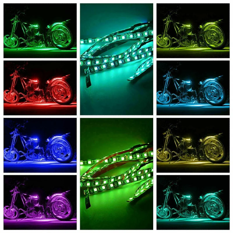 Luci LED Per Skateboard Con Telecomando, 16 Colori, Ricaricabili USB, Impermeabili E Antiurto, Per Longboard E Shortboard