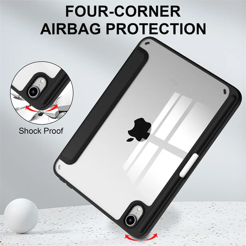 Enhanced Magnetic Smart Case with Pencil Holder