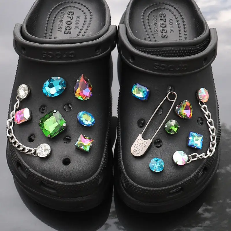 Blue Peacock Rhinestone Croc Charms Designer Diy Gem Pin Shoe Decoration  Clogs Kids Women Girls Gifts Charm For Croc Jibb - Shoe Decorations -  AliExpress