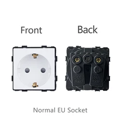 DIY Multi-Functional Connectivity Hub with Switch & Socket Options - Single EU Socket (Black)