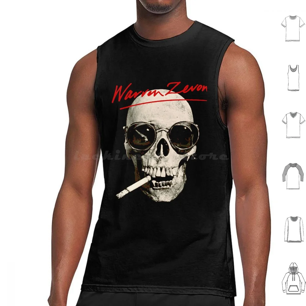 

Warren Zevon Essential Tank Tops Print Cotton Warren Zevon Essential