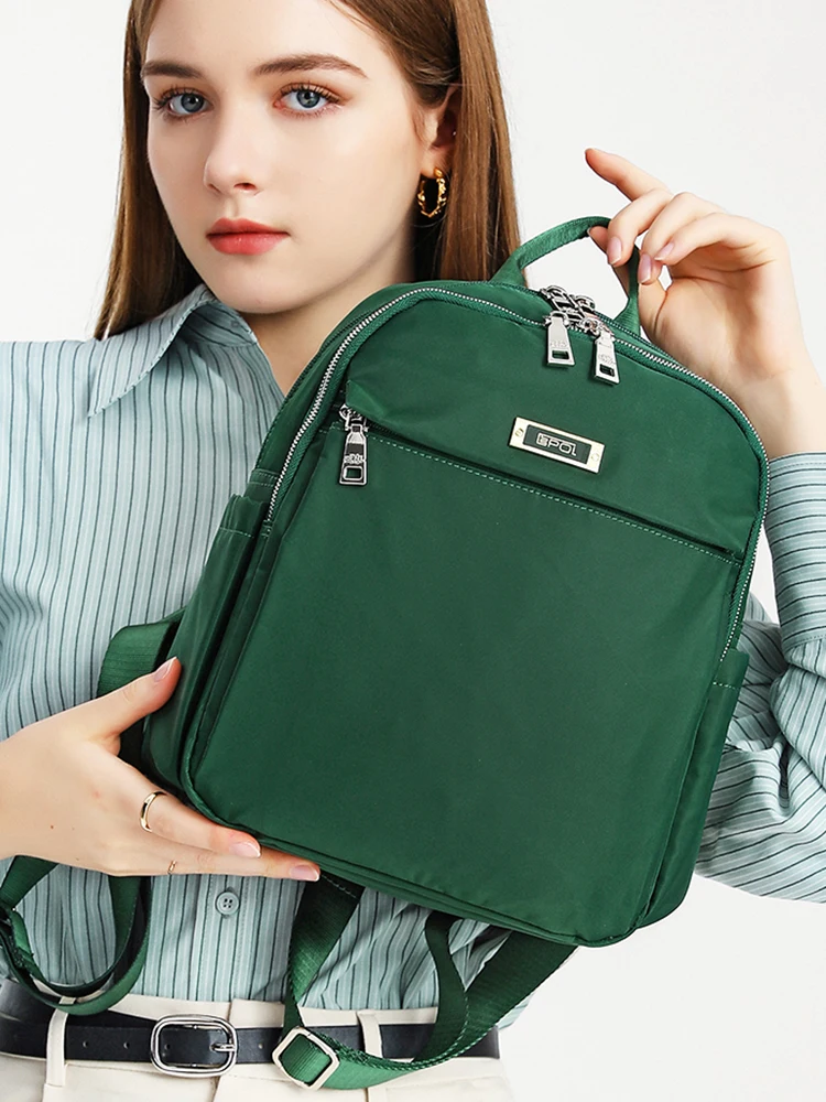 Fouvor 2023 Women Backpack Large Capacity Oxford Waterproof Computer Bag Fashion Outdoor Travel Canvas Bags School Bags 6026-12